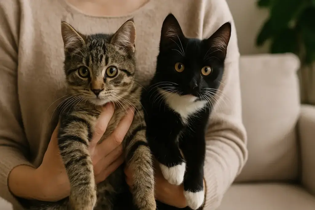 Adottare due gatti insieme conviene davvero? I benefici per loro (e per te)