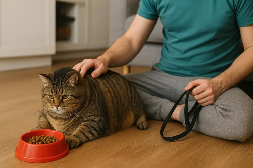 Come gestire l’obesità nel gatto? Strategie concrete per favorire il dimagrimento senza stress