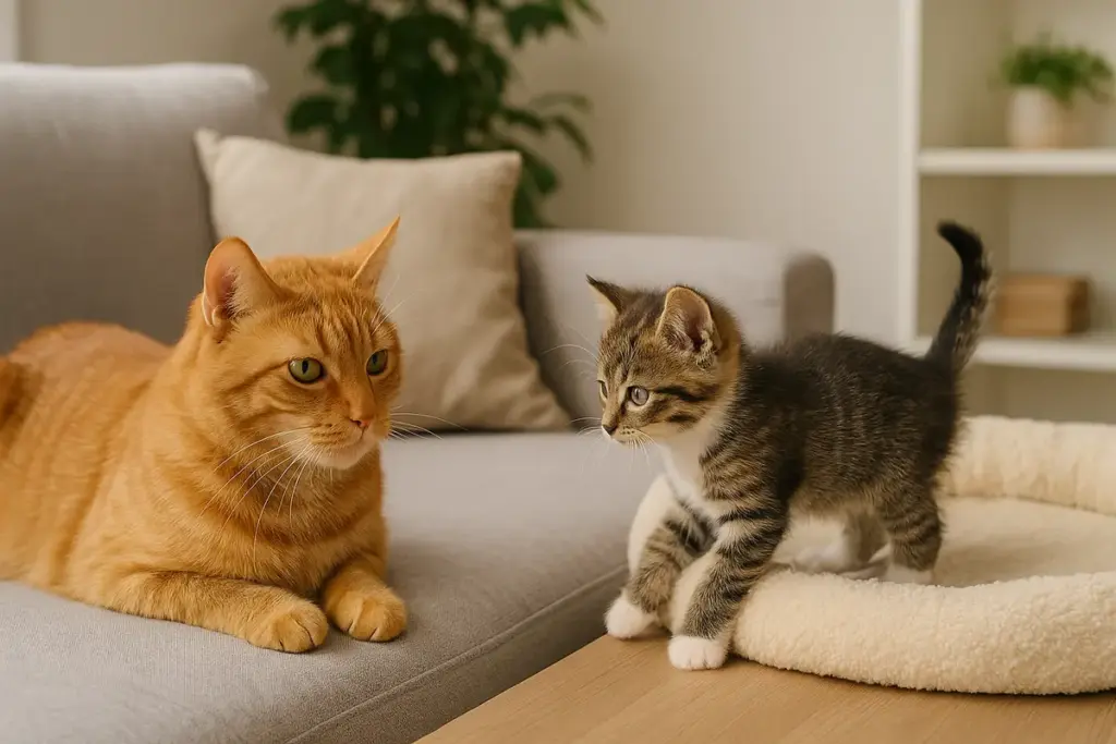Abituare due gatti a convivere in casa: piccoli passi che evitano gelosie e liti