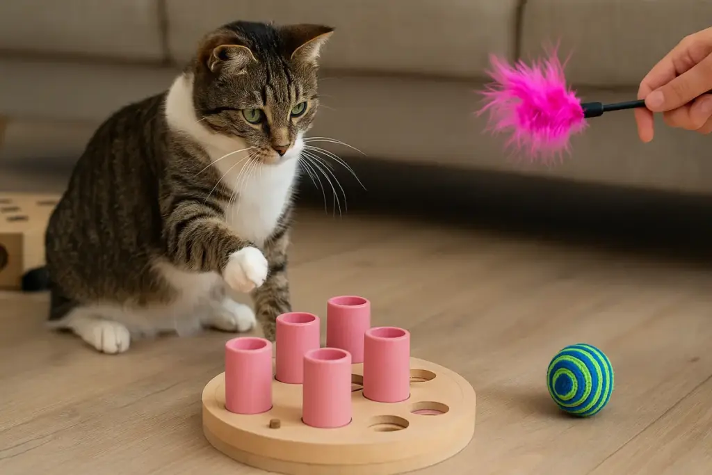 Le migliori attività per stimolare mentalmente i gatti: trucchi per ridurre la noia casalinga