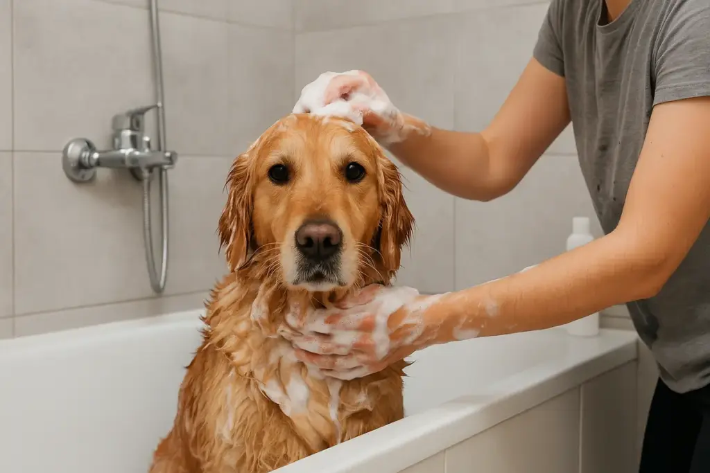 Frequenza ideale dei bagni per il cane: il numero giusto che rispetta la pelle ed evita problemi