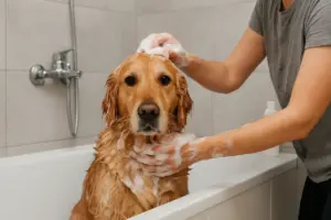 Frequenza ideale dei bagni per il cane: il numero giusto che rispetta la pelle ed evita problemi