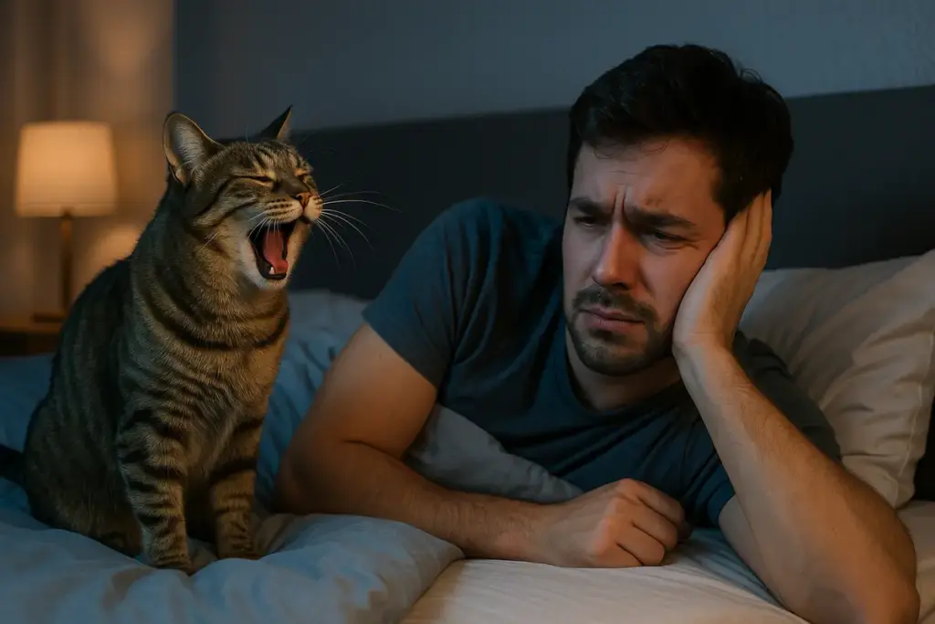 Gatto che miagola troppo di notte: soluzioni testate per recuperare il sonno perduto