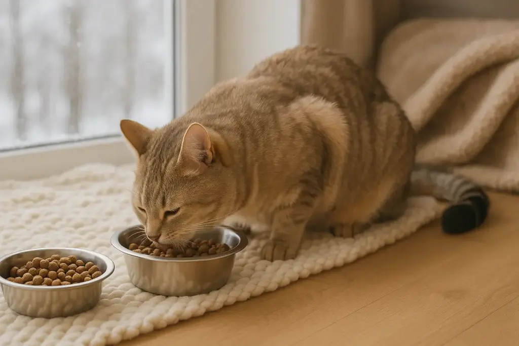 Alimentazione invernale per animali domestici: i cambiamenti da fare in stagione fredda