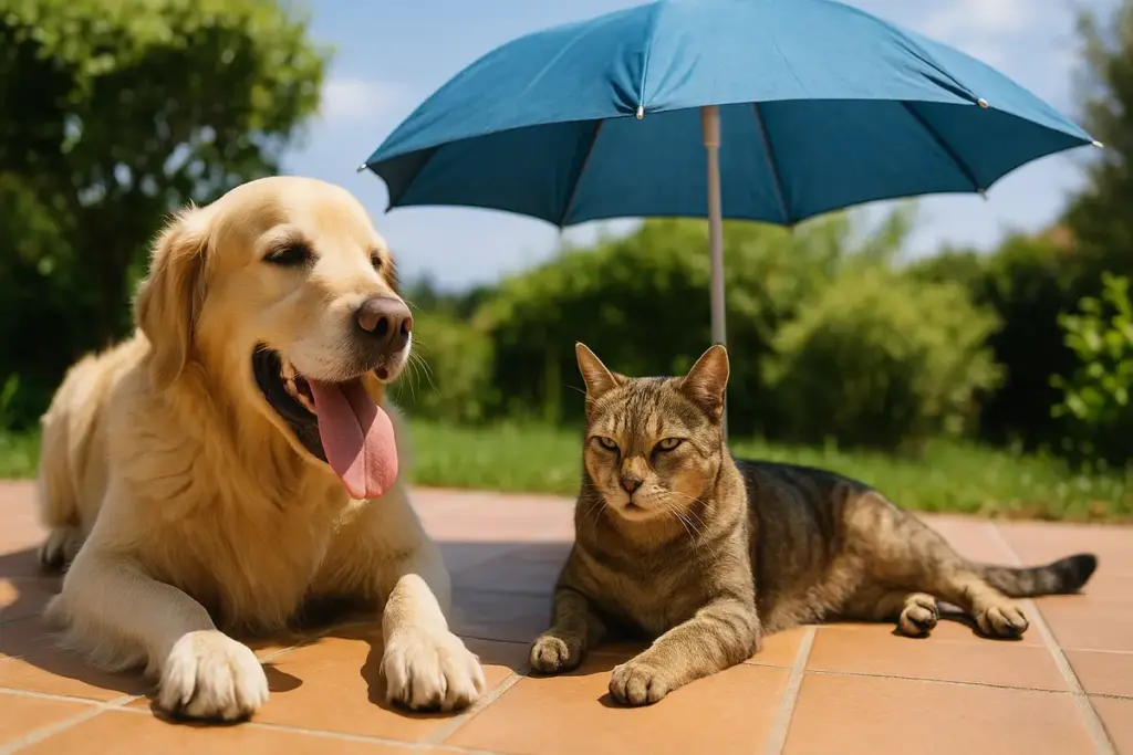 Come proteggere cani e gatti dal caldo eccessivo in estate? Strategie che fanno la differenza