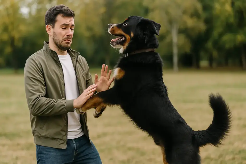 Cani che saltano sulle persone: perché succede e come correggere senza stressarlo