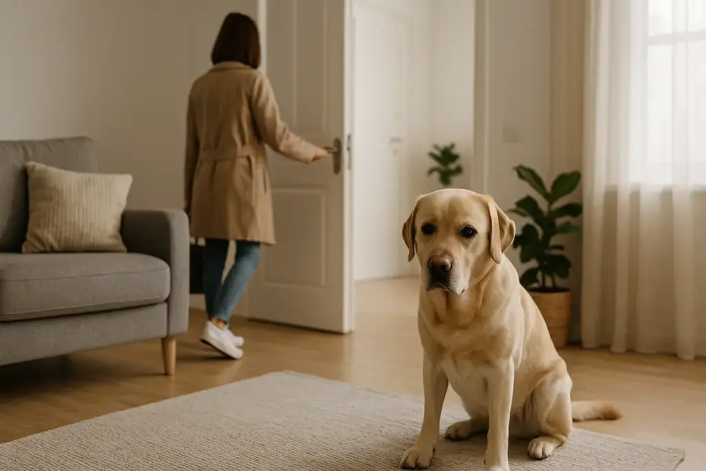 Abituare il cane a stare solo a casa: strategie che riducono ansia da separazione