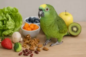 Alimenti umani sicuri per i pappagalli: la lista poco conosciuta che amplia la loro dieta