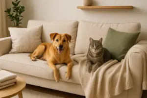 Biancheria e tessuti animal-friendly: le soluzioni pratiche che semplificano la convivenza