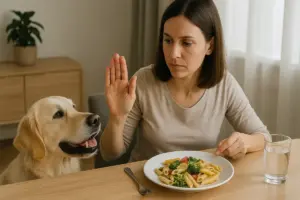 Come insegnare al cane a non mendicare a tavola? Passaggi chiave per non ricadere nelle vecchie abitudini