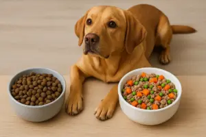Scegliere tra cibo industriale e casalingo per il cane: i pro e contro reali