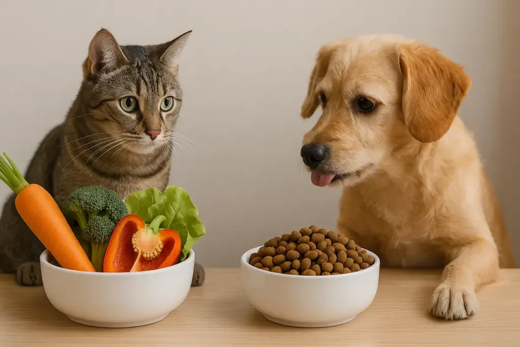 Dieta vegetariana per animali da compagnia: rischi e alternative sicure