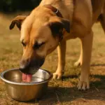 L’acqua che non basta mai: quanto deve bere davvero un cane ad agosto