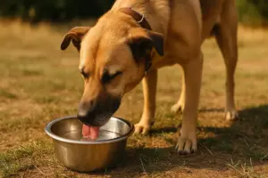 L’acqua che non basta mai: quanto deve bere davvero un cane ad agosto