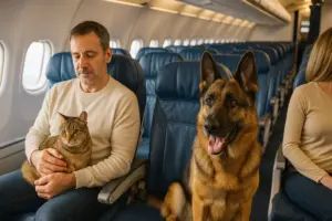 Cani e gatti in aereo in cabina: le nuove regole che cambiano tutto per i viaggiatori