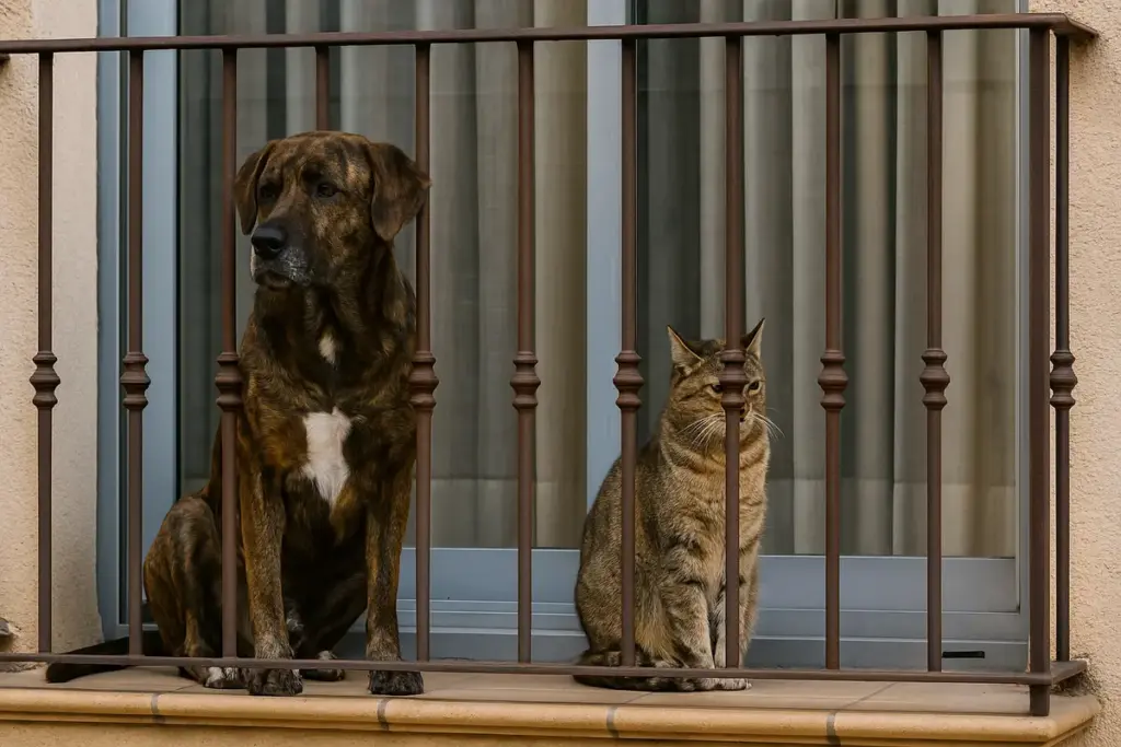 Spagna vieta cani e gatti sui balconi: cosa cambierà anche in Italia?