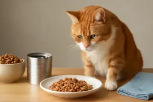 Cibo umido per gatti con problemi digestivi: perché funziona meglio del secco