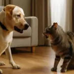 Cane e gatto in casa da soli: il rischio che si crea nelle prime ore insieme