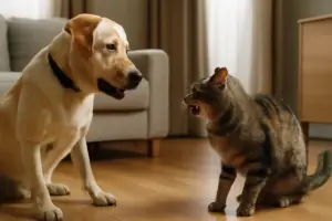 Cane e gatto in casa da soli: il rischio che si crea nelle prime ore insieme