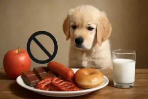 Alimenti vietati per i cuccioli di cane: gli ingredienti che danneggiano il loro sviluppo