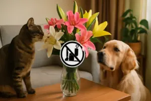 Fiori recisi in casa con animali: i mazzi da non tenere mai in soggiorno