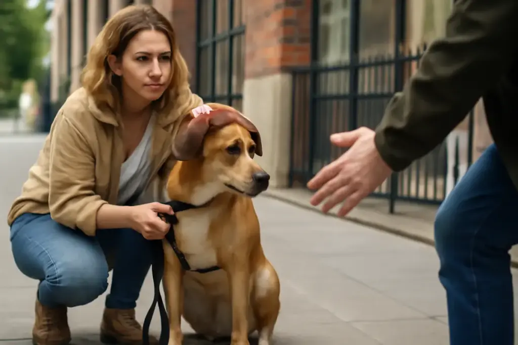 Cane adottato con paura degli estranei: tecniche per gestirlo senza peggiorare l’ansia