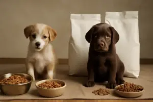 Cibo umido o secco per cuccioli di cane: quale scegliere in base alla taglia