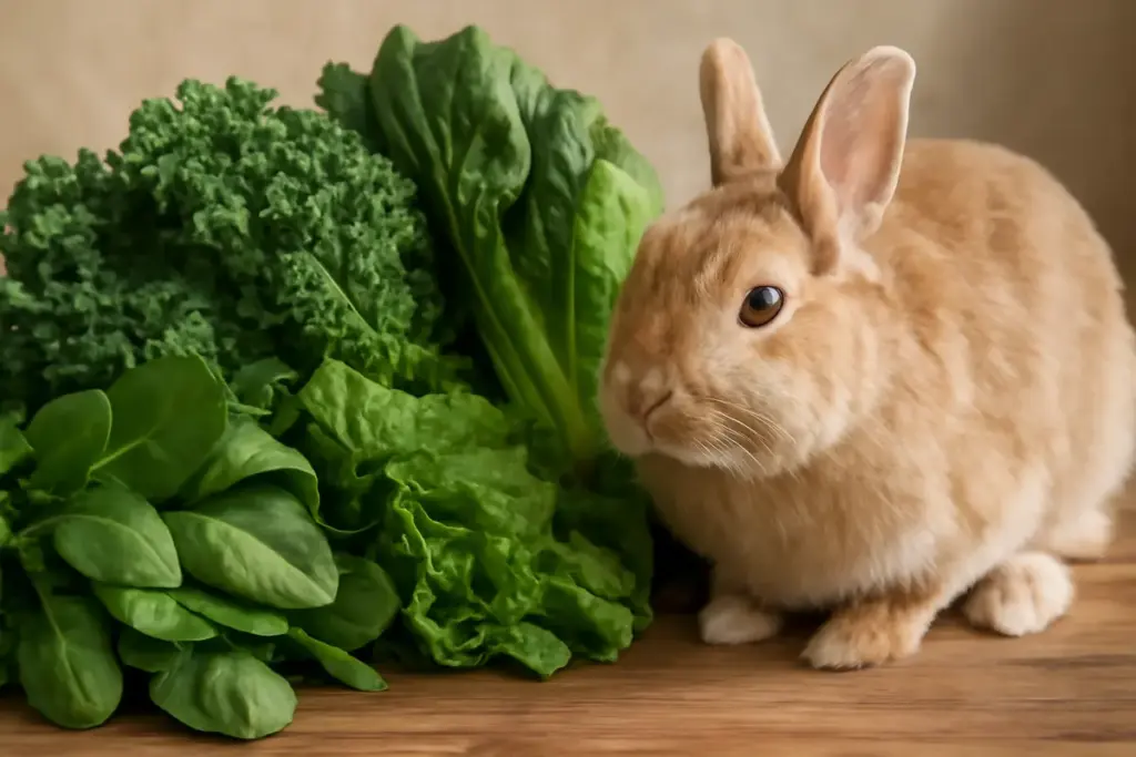 Verdure a foglia verde per conigli: quali scegliere senza rischiare fermentazioni