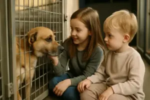 Cane da rifugio con bambini piccoli: i criteri che guidano la scelta giusta