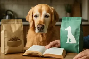 Etichetta degli alimenti per cani senior: le differenze che cambiano la scelta