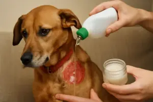Ustione sul cane: il rimedio casalingo che peggiora tutto (e cosa fare invece)