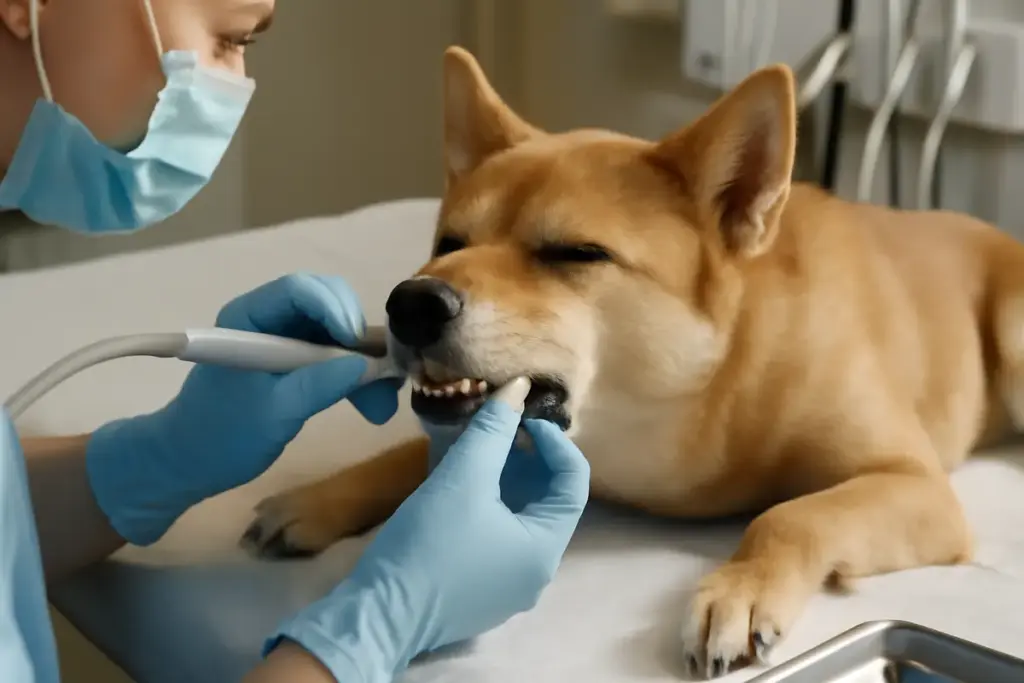 Pulizia dentale professionale nel cane: quando è davvero necessaria farla