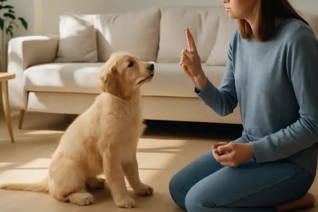 Tempi di attenzione nel cucciolo di cane: quando iniziare i comandi base
