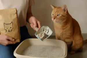 Sabbia per lettiera del gatto: quale scegliere per evitare i rifiuti ostinati