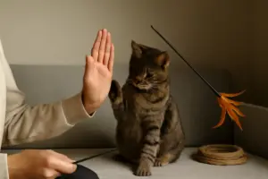 Rinforzare i limiti al gatto tramite il gioco: l’ordine delle attività che conta