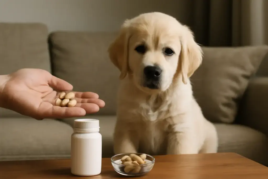 Integratori per cuccioli di cane: quando servono davvero e quando vanno evitati
